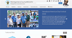 Desktop Screenshot of montgomerycountymd.gov