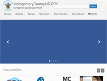 Tablet Screenshot of montgomerycountymd.gov